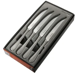 4 Cuchillos de carne Radford mate, acero inoxidable