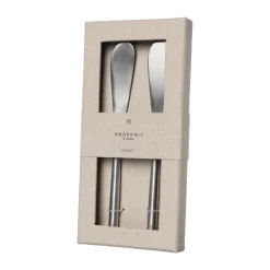2 Cuchillos para untar Ernst, Acero inoxidable