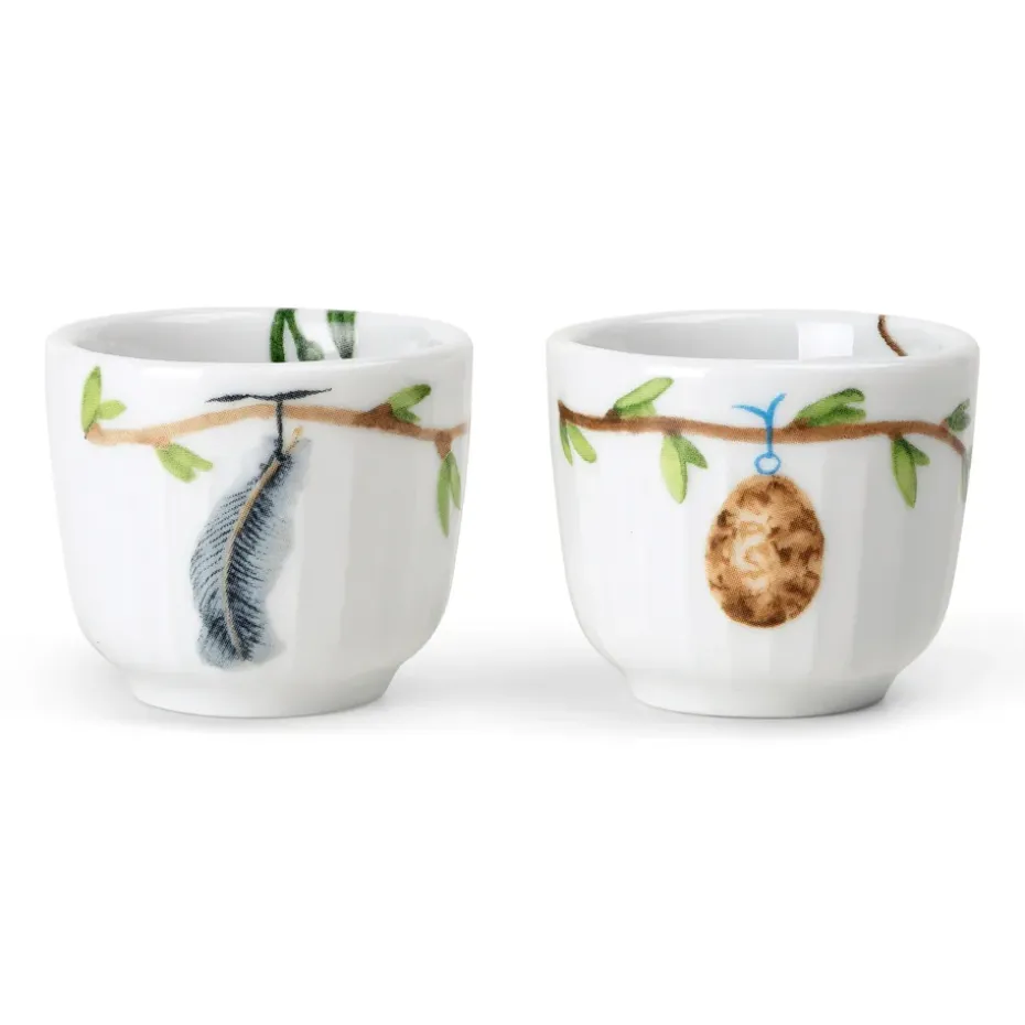 2 Hueveras Hammershøi Spring Ø5 cm, blanco