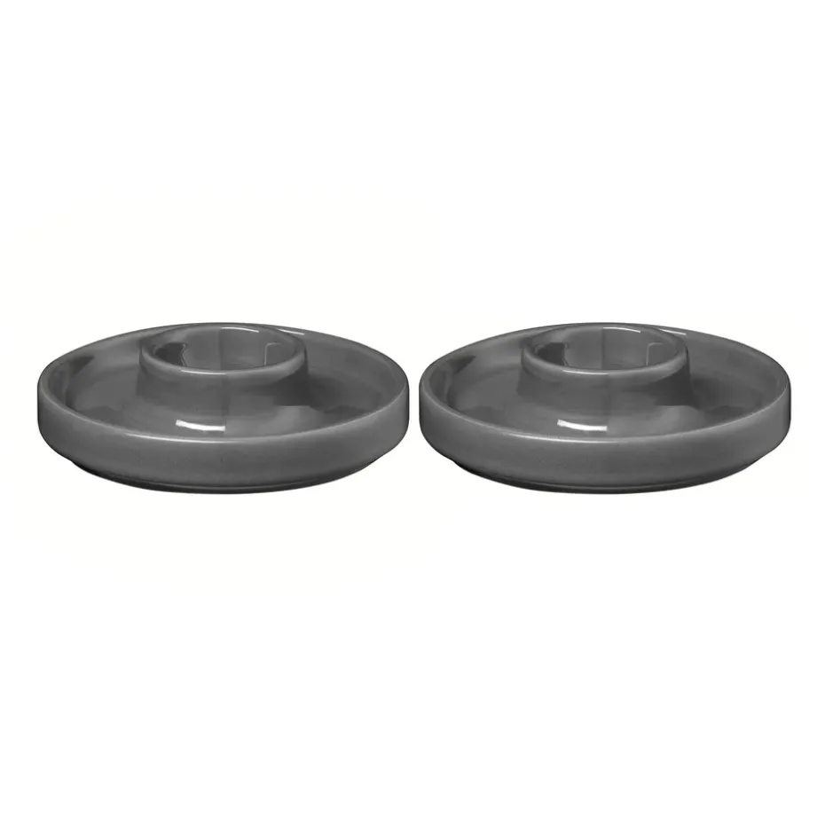 2 Hueveras Pilar Ø10,4 cm, Pewter