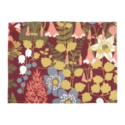 2 Manteles individuales Skogen 34x45 cm, Vino tinto