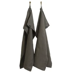 2 Paños de cocina Sunshine, Charcoal (gris oscuro)