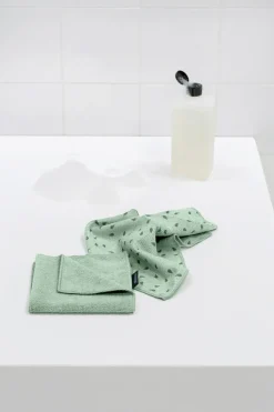 2 Paños limpiaplatos de microfibra Brabantia, Jade green
