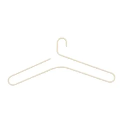 5 Perchas Smooth, Beige