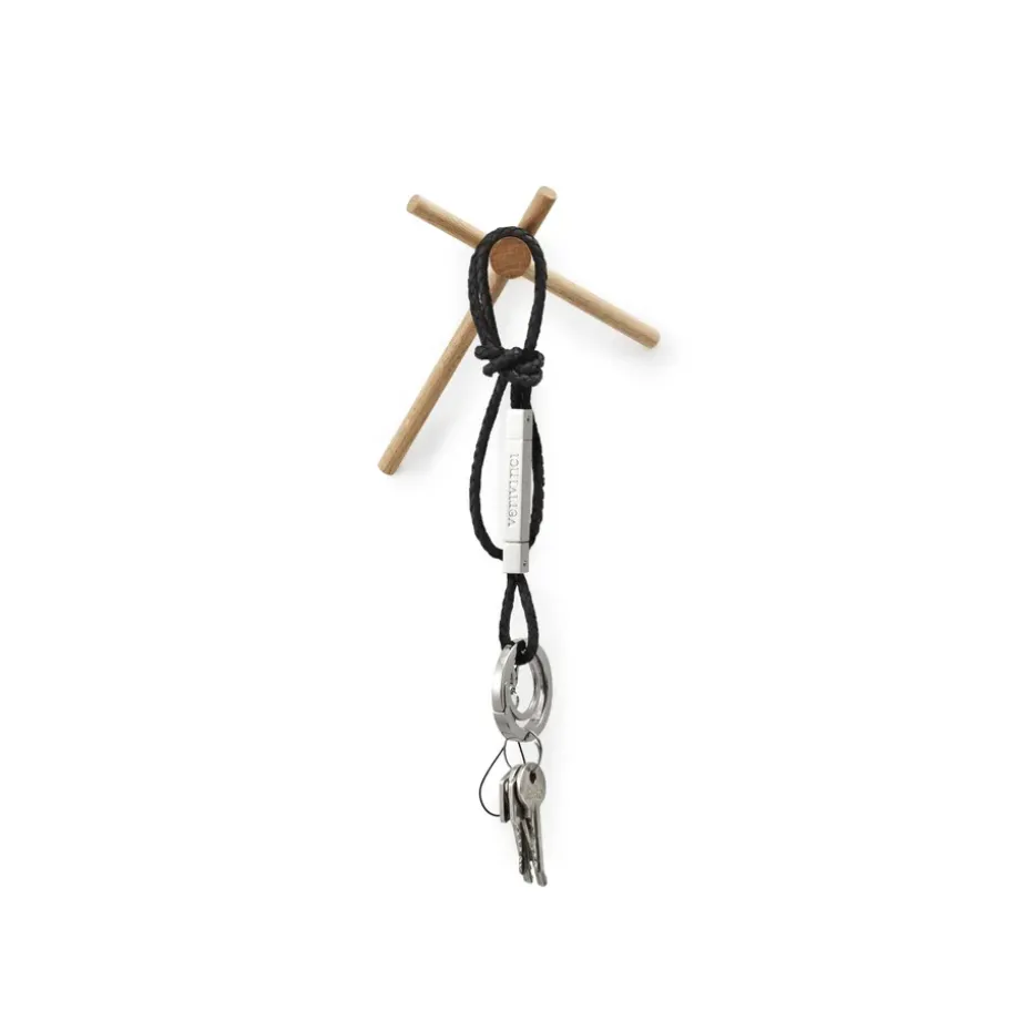 2 percheros Sticks, set de 2, natural