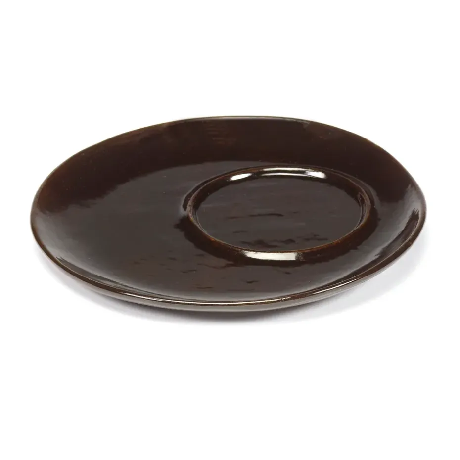 2 Platillos para taza de café La Mère Ø14,5 cm, Dark brown