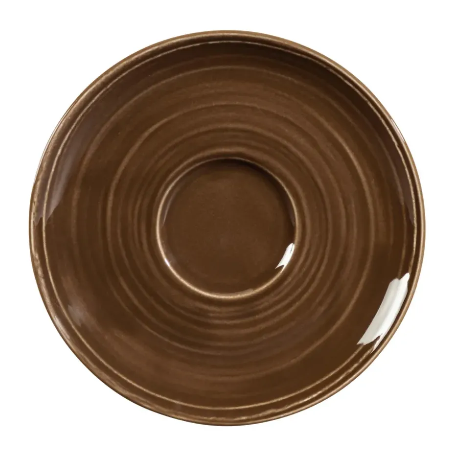 6 Platos de café Terra Ø16,1 cm, Earth Brown