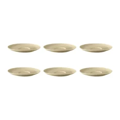 6 Platos de café Terra Ø16,1 cm, Sand Beige