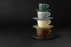 6 Platos de café Terra Ø12 cm, Sand Beige