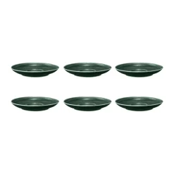 6 Platos de café Terra Ø12 cm, Moss Green