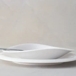 2 Platos de pasta Vapiano, blanco