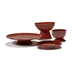 2 Platos hondos La Mère Ø20 cm, Venetian red