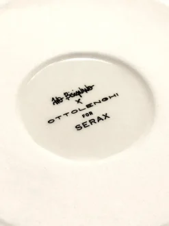 2 Platos Ottolenghi Feast L Ø26 cm, White stripes-blue