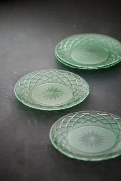 4 Platos Sorrento Ø21 cm, Verde