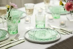 4 Platos Sorrento Ø21 cm, Verde