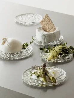 2 Posavasos Carat Ø10 cm, Transparente