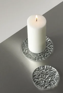 2 Posavasos Carat Ø10 cm, Transparente