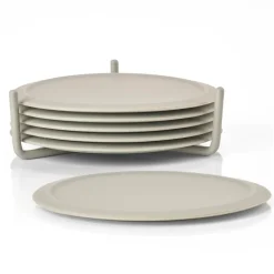 6 Posavasos con soporte Singles, Mud