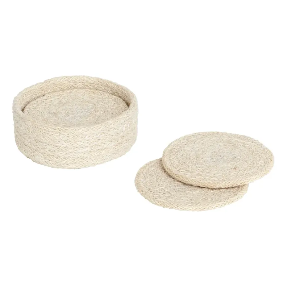 6 Posavasos Ella Ø10,5 cm, Pure white