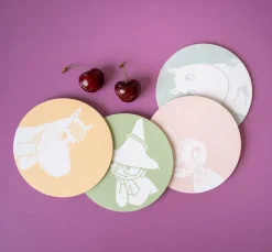 4 Posavasos Moomin Ø10 cm, Moomin characters