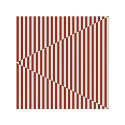 20 Servilletas Broken Lines 33x33 cm, Berry-white