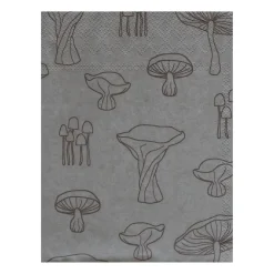 20 Servilletas Fungi 33x33 cm, Sand-hazelnut
