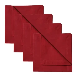 4 Servilletas Robert, Rojo