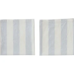 2 Servilletas Striped 45x45 cm, Ice Blue