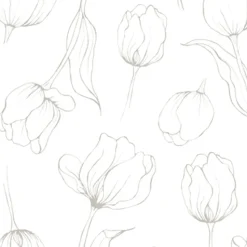 18 Servilletas Tulipa 33x33 cm, White