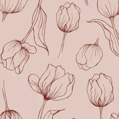 18 Servilletas Tulipa 33x33 cm, Blush