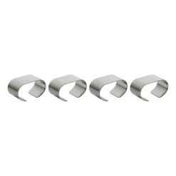 4 Servilleteros Raw, Stainless steel