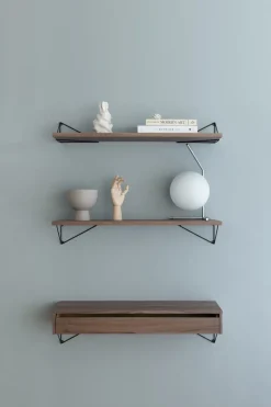 2 Soportes para balda Pythagoras, negro