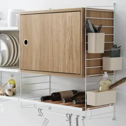 3 String Organizers, Beige