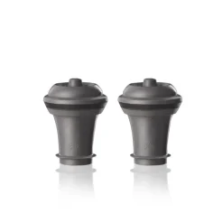 2 Tapones de vino Vacuvin, Gris