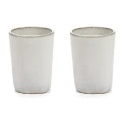 2 Tazas de espresso La Mère 7 cl, Off white