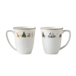2 Tazas de vino caliente Julemorgen, blanco-multi