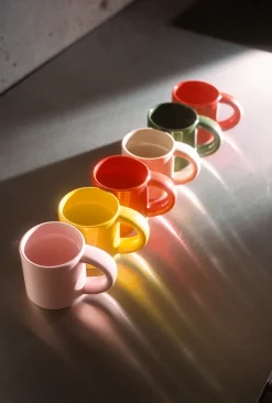 4 Tazas espresso Bronto 10 cl, Yellow