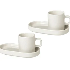 2 Tazas espresso y platillos Pilar, Moonbeam