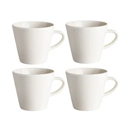 4 Tazas Kalk 30 cl, blanco