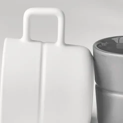 2 Tazas Lines 30 cl, blanco
