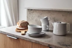 2 Tazas Lines 30 cl, blanco