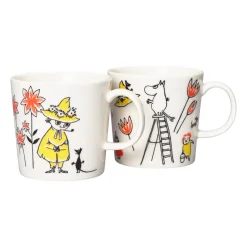 2 Tazas Moomin Arabia x Cruz Roja ABC Mix, 30 cl