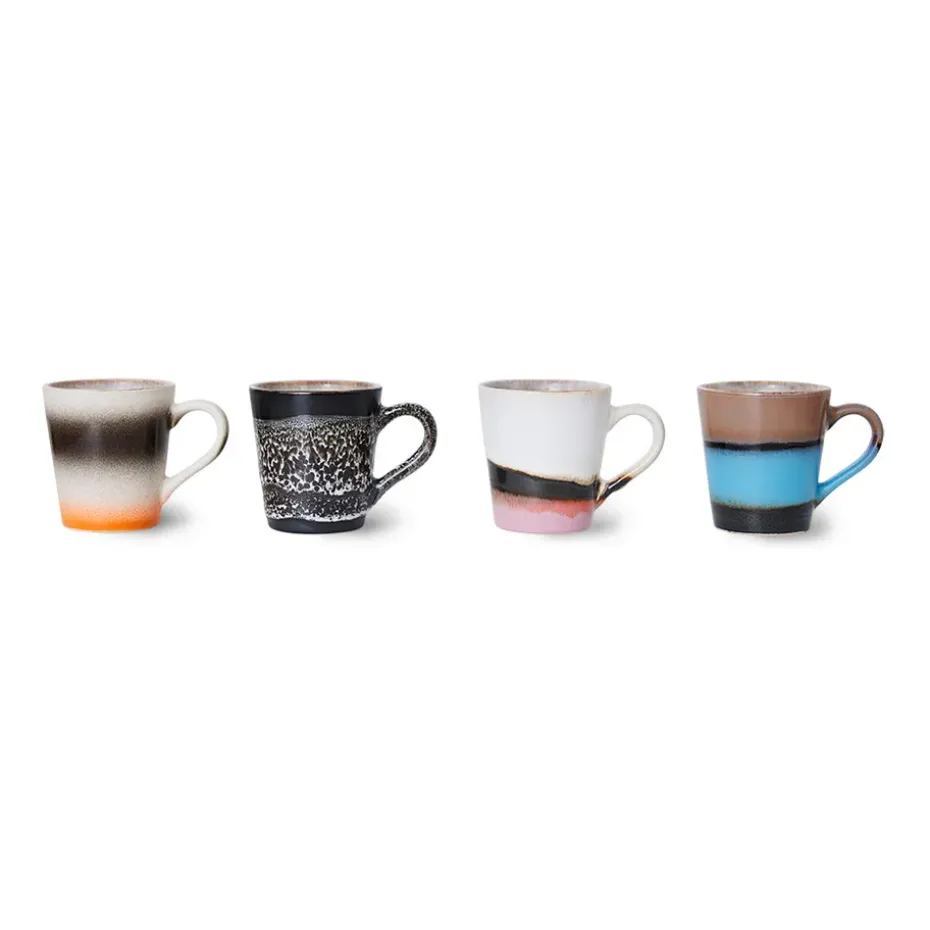 4 Tazas 70's espresso, Funky