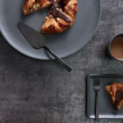 4 Tenedores para tarta Raw, negro