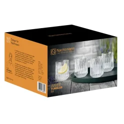 4 Tumbler Jules, transparente