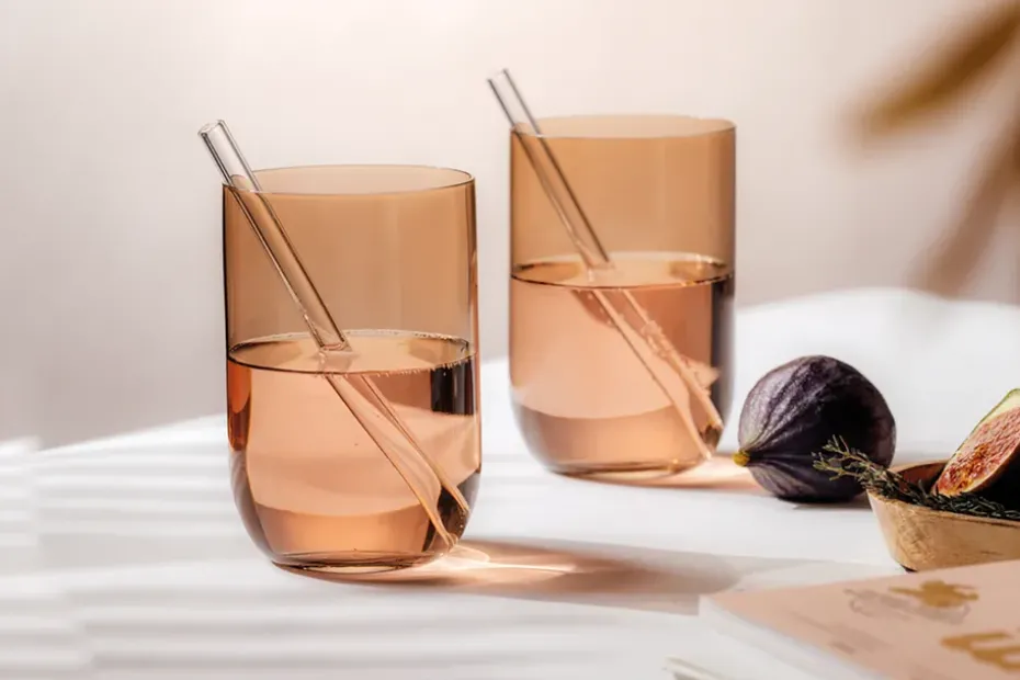 2 Vaso altos Like 38,5 cl, Clay