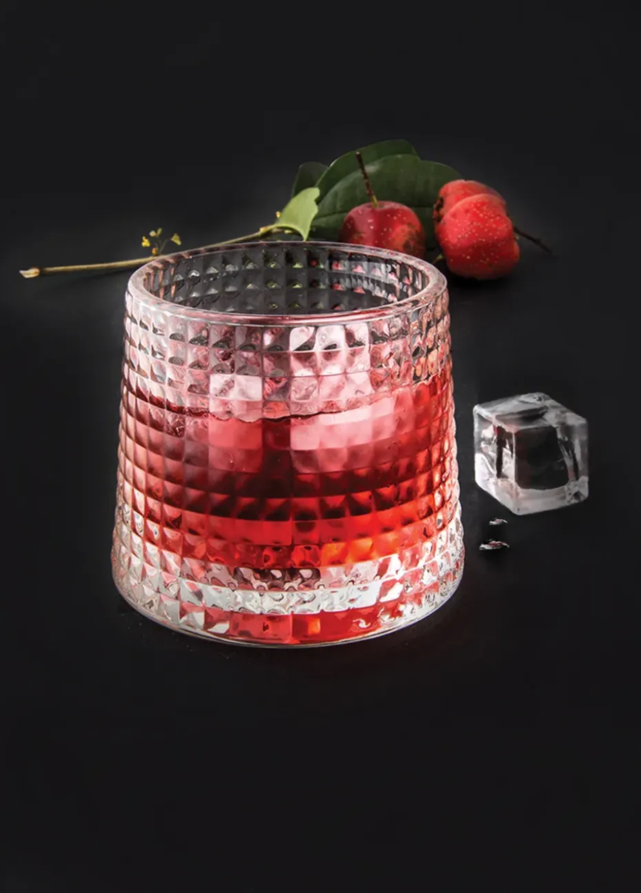 4 Vaso de whisky Blossom 16 cl, Transparente