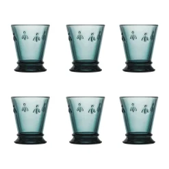 6 Vasos Abeille 26 cl, Azul oscuro