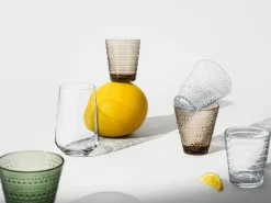 2 vasos Aino Aalto 22 cl, transparente