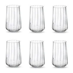 6 Vasos altos Bernadotte 38 cl, Cristalino